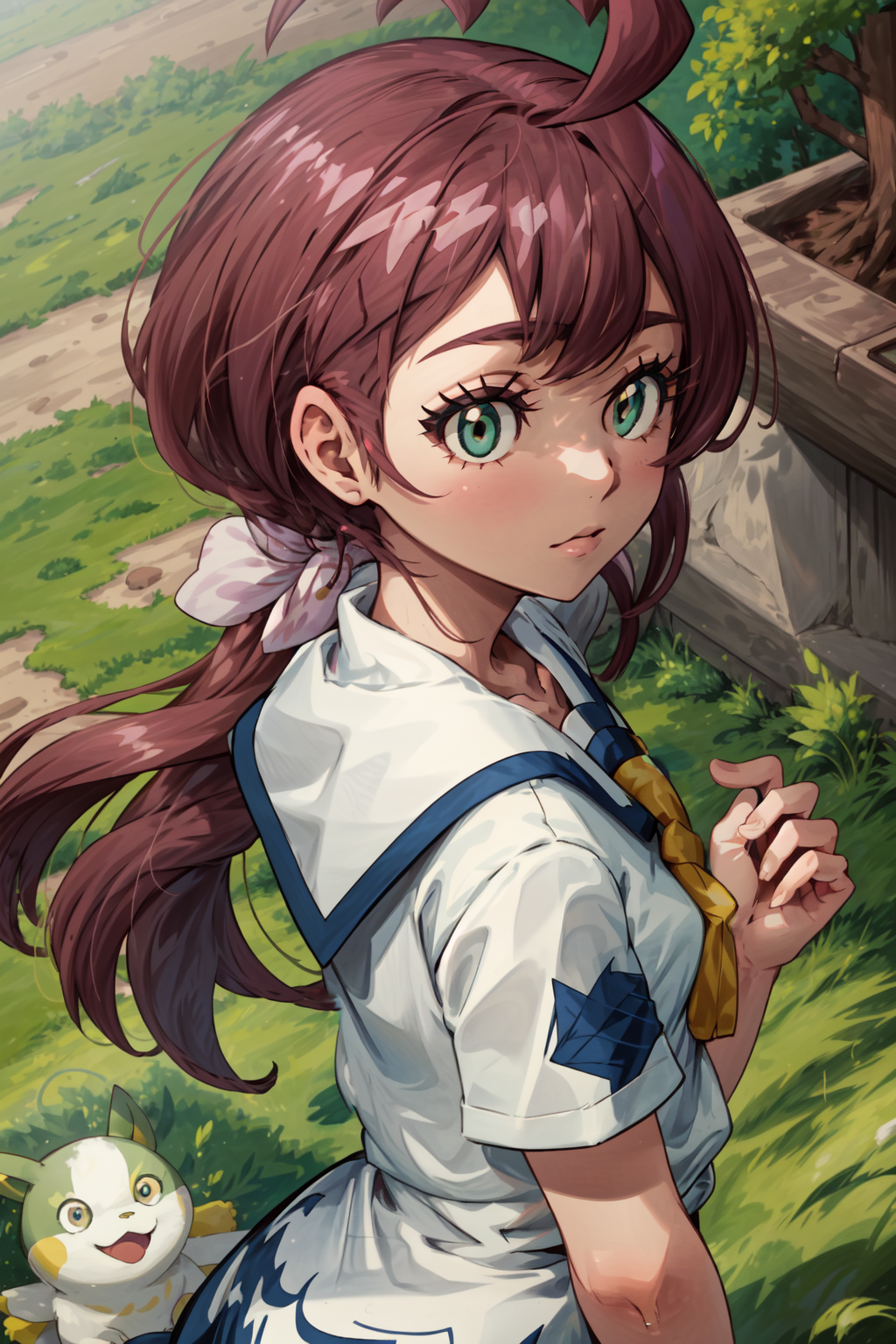 00197-3976689985-masterpiece,best quality,1girl,chloe _(pokemon_),chl1,braided_ponytail,ahoge,school uniform,white dress,collared dress,collarbon.png